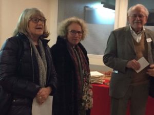 F. Aubertel, présidente de la SFTFP, A. Loncan, directrice actuelle du Divan familial, AE