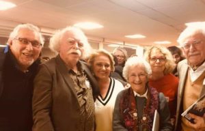 Hommage public à Alberto Eiguer, plus de 20 ans J. Gonzalez Rojas, G. Mevel, E. Gayan, E. Granjon, AM Guehria AE directeur de la revue Le divan familial. 18 janvier 2020